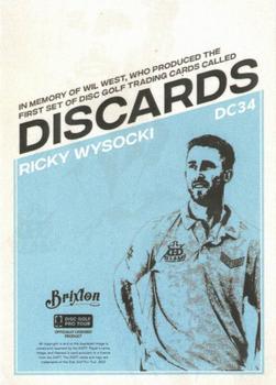 2023 Brixton Discards #34 Ricky Wysocki Back